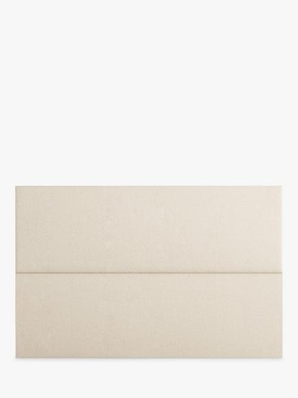 Vispring Hermia Full Depth Upholstered Headboard, Super King Size, Faux Suede Mink
