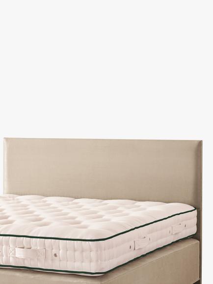 Vispring Hermia Full Depth Upholstered Headboard, Super King Size - view 2, Faux Suede Mink