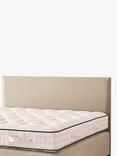 Vispring Hermia Full Depth Upholstered Headboard, Super King Size, Chess Cream