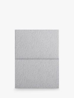 Vispring Hermia Full Depth Upholstered Headboard, Single, Rain Denim