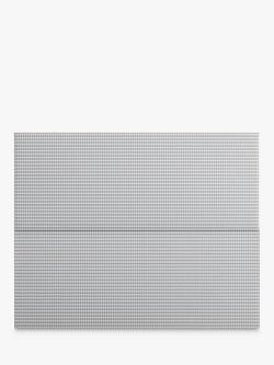 Vispring Hermia Full Depth Upholstered Headboard, Double, Houndstooth Steel