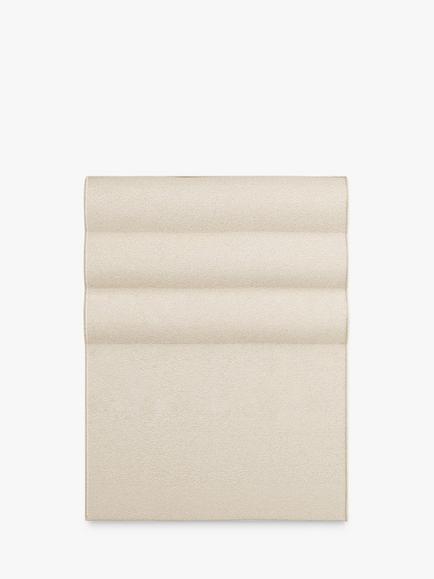 Vispring Portia Full Depth Upholstered Headboard, Single, Faux Suede Mink