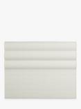 Vispring Portia Full Depth Upholstered Headboard, Double, Chess Cream