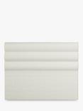 Vispring Portia Full Depth Upholstered Headboard, King Size, Chess Cream