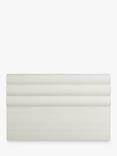 Vispring Portia Full Depth Upholstered Headboard, Emperor, Chess Cream