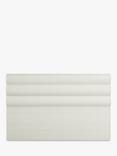 Vispring Portia Full Depth Upholstered Headboard, Super King Size, Chess Cream
