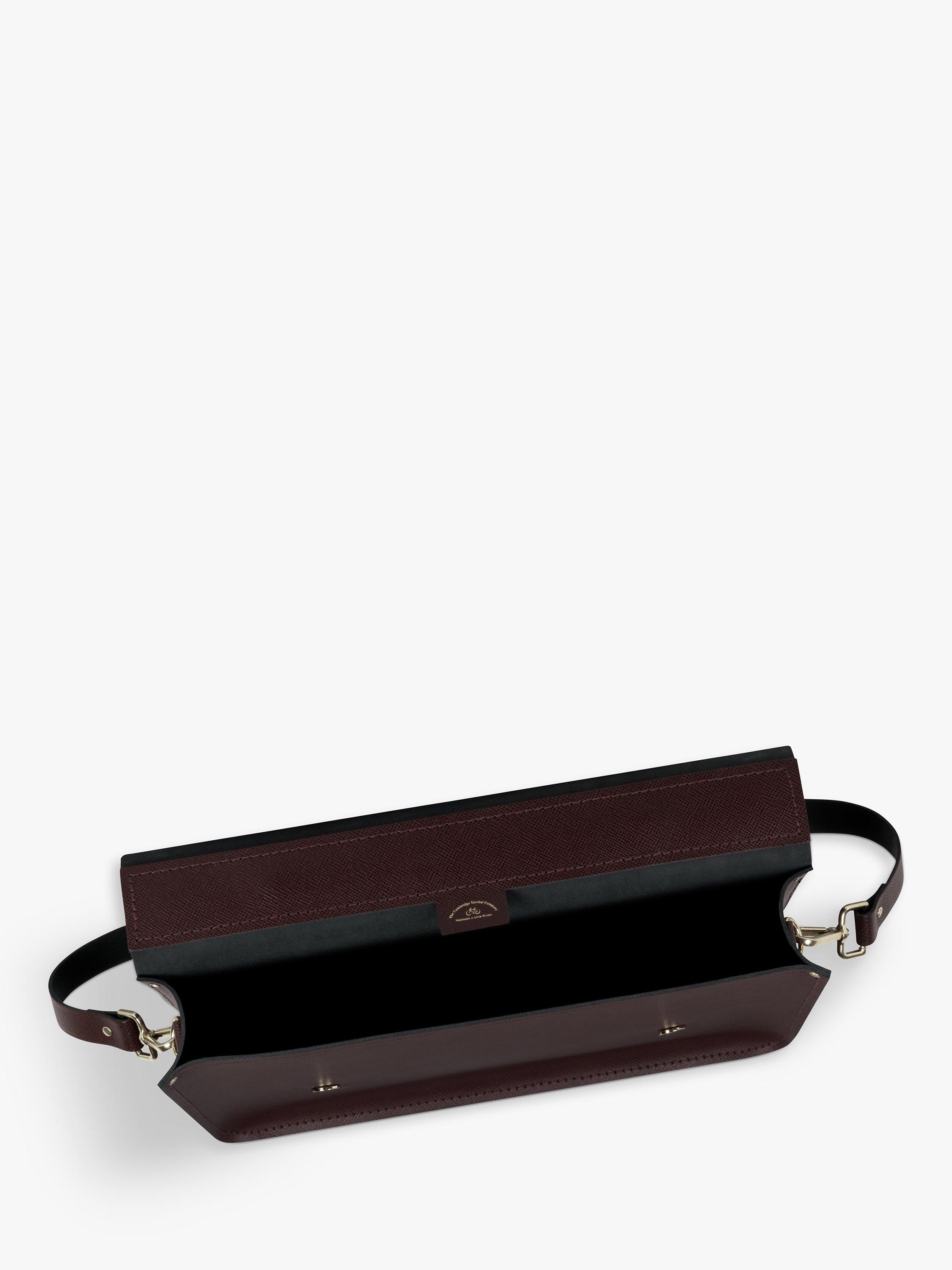 Product image 3 of 3, which shows Cambridge Satchel Large Leather Briefcase, Oxblood
