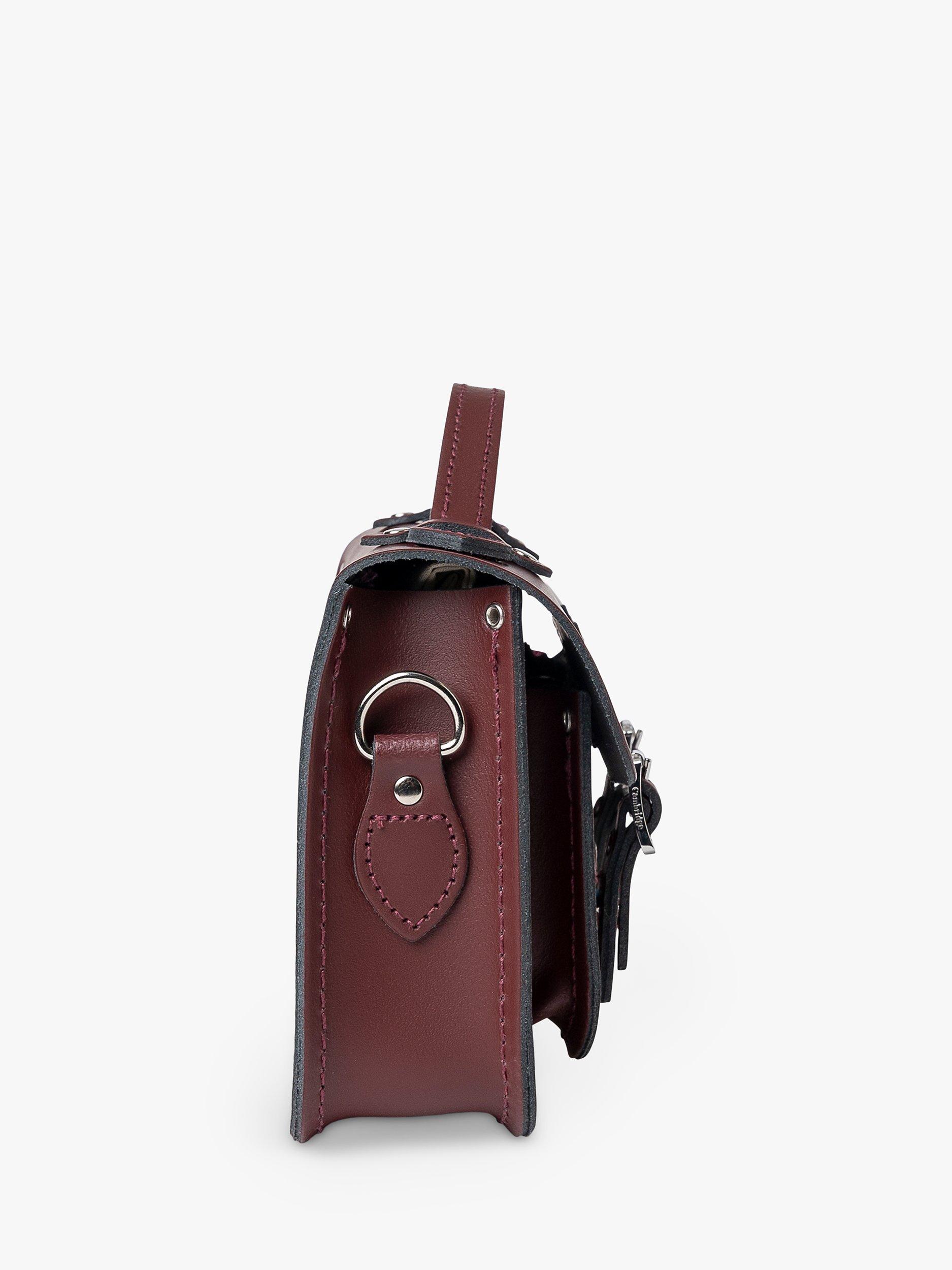 Product image 4 of 5, which shows Cambridge Satchel The Mini Satchel, Oxblood