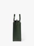 Cambridge Satchel The Mini Tote Celtic Grain Leather Bag, Racing Green Celtic Grain
