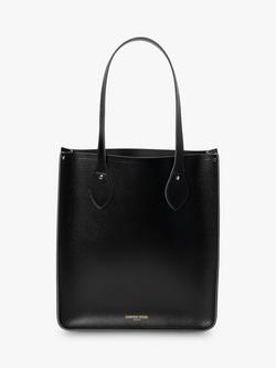 Cambridge Satchel Tote Leather Bag, Black