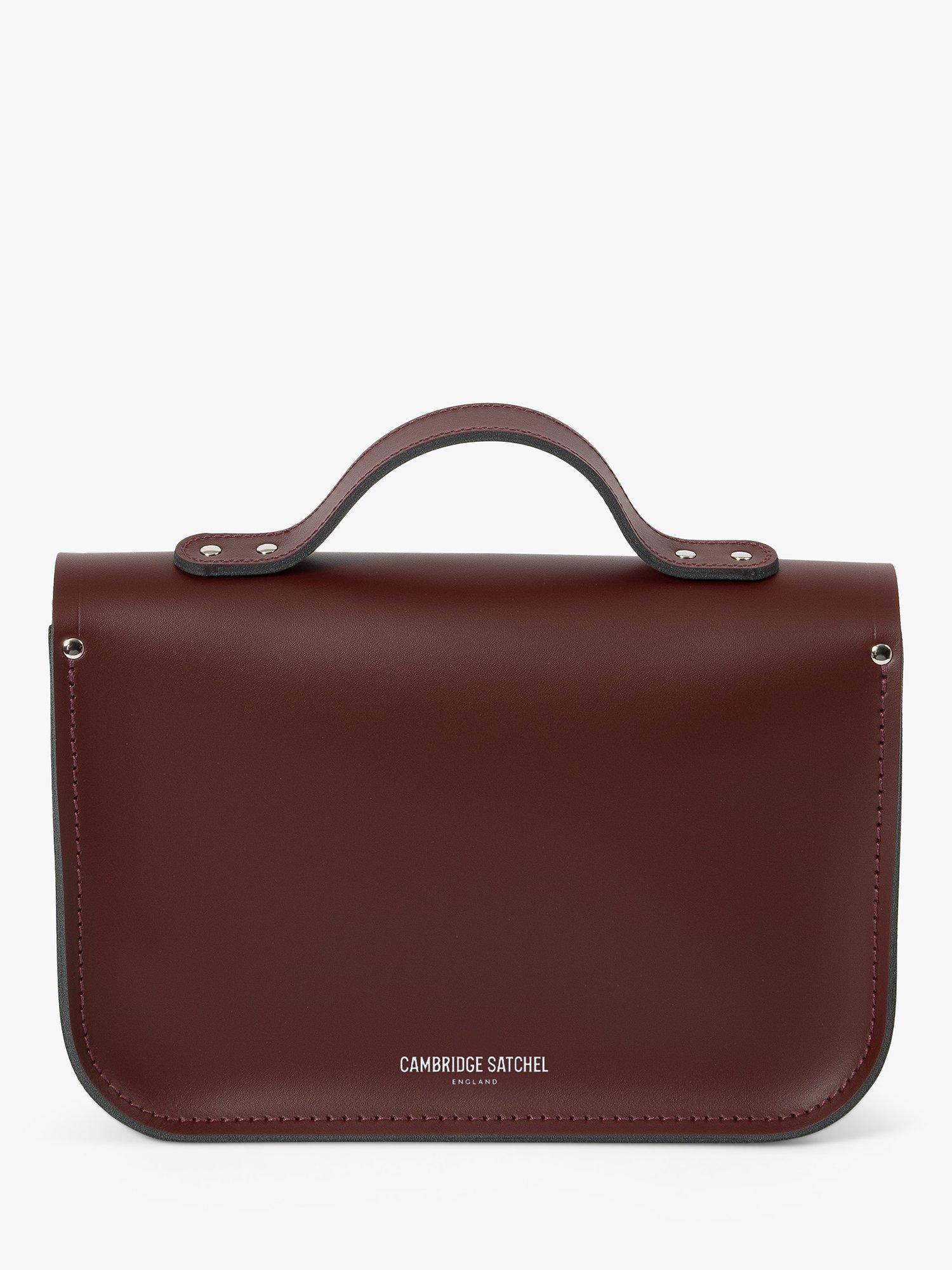 Product image 2 of 4, which shows Cambridge Satchel 11 Inch Leather Batchel, Oxblood