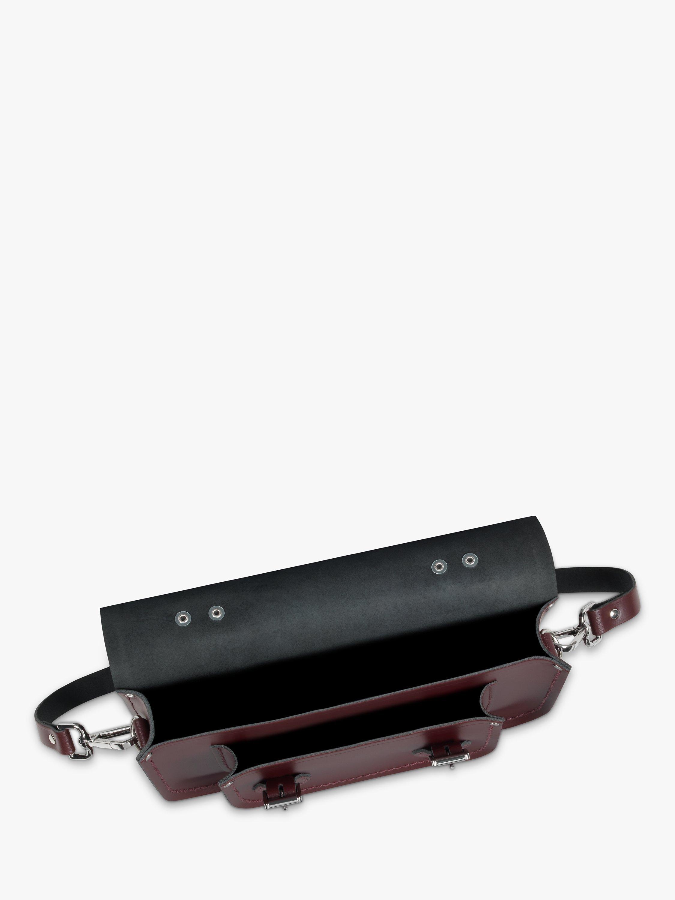 Product image 4 of 4, which shows Cambridge Satchel 11 Inch Leather Batchel, Oxblood