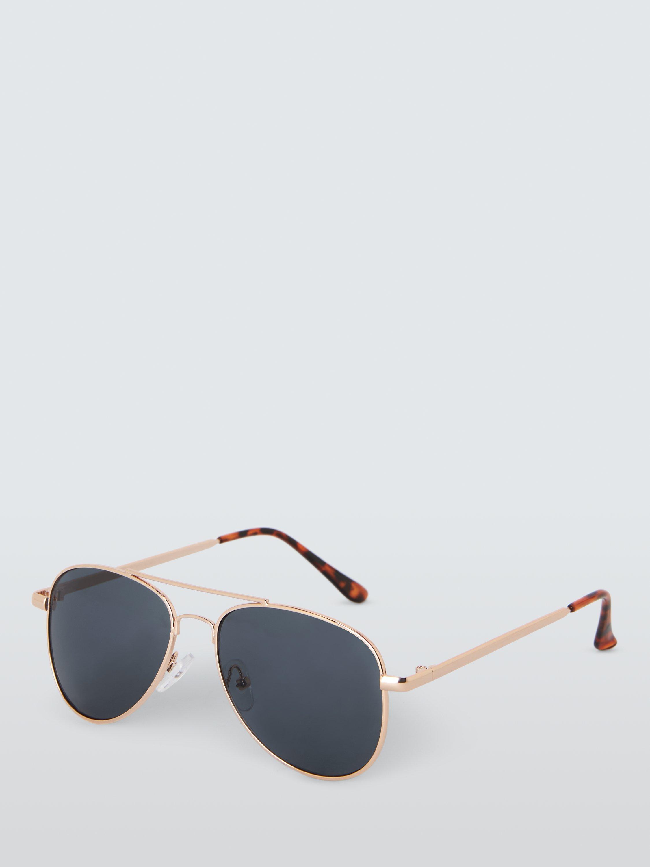 John Lewis Kids Aviator Sunglasses Gold