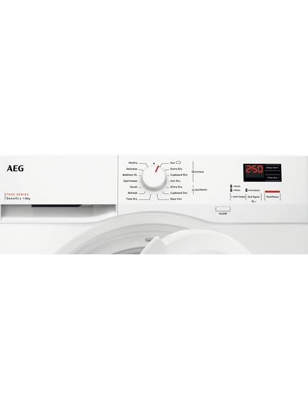 AEG 7000 TR708L0B Freestanding Heat PumpTumble Dryer, 8kg Load, White - view 2, White