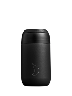 Chilly's Series 2 Double Wall Insulated Travel Coffee Cup, 340ml, Black