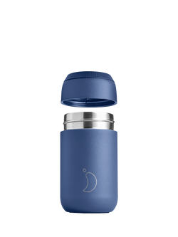 Chilly's Series 2 Double Wall Insulated Travel Coffee Cup, 340ml - view 2, Whale Blue