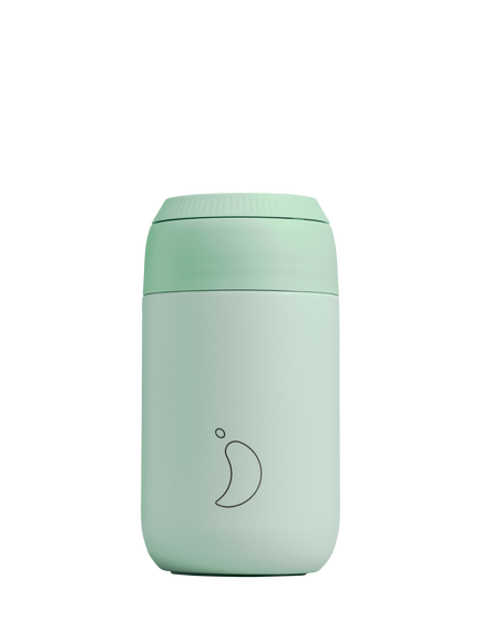 Chilly's Series 2 Double Wall Insulated Travel Coffee Cup, 340ml, Lichen Green