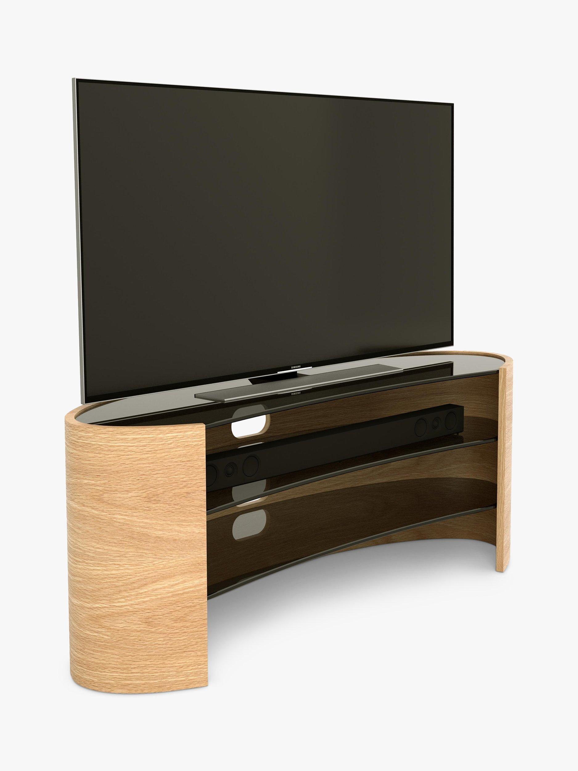 Tom Schneider Elliptical 1250 TV Stand for TVs up to 55", Oak