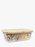 Sara Miller Savannah Glass & Bamboo Lunch Box, Multi