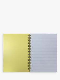 John Lewis A5 Birds Spiral Notebook, Multi - view 2, Multi