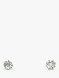 Vintage Fine Jewellery Pre-Loved 18ct White & Yellow Gold Diamond Stud Earrings