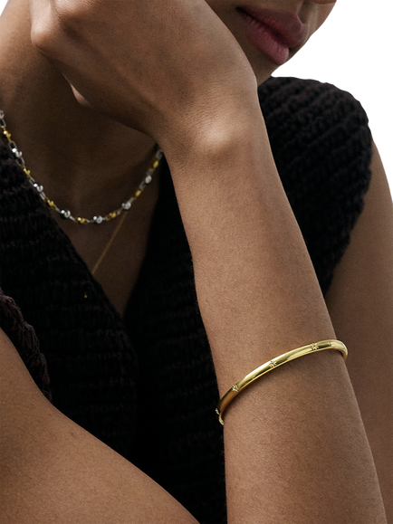Astley Clarke Celestial Orion Bangle - view 2, Gold