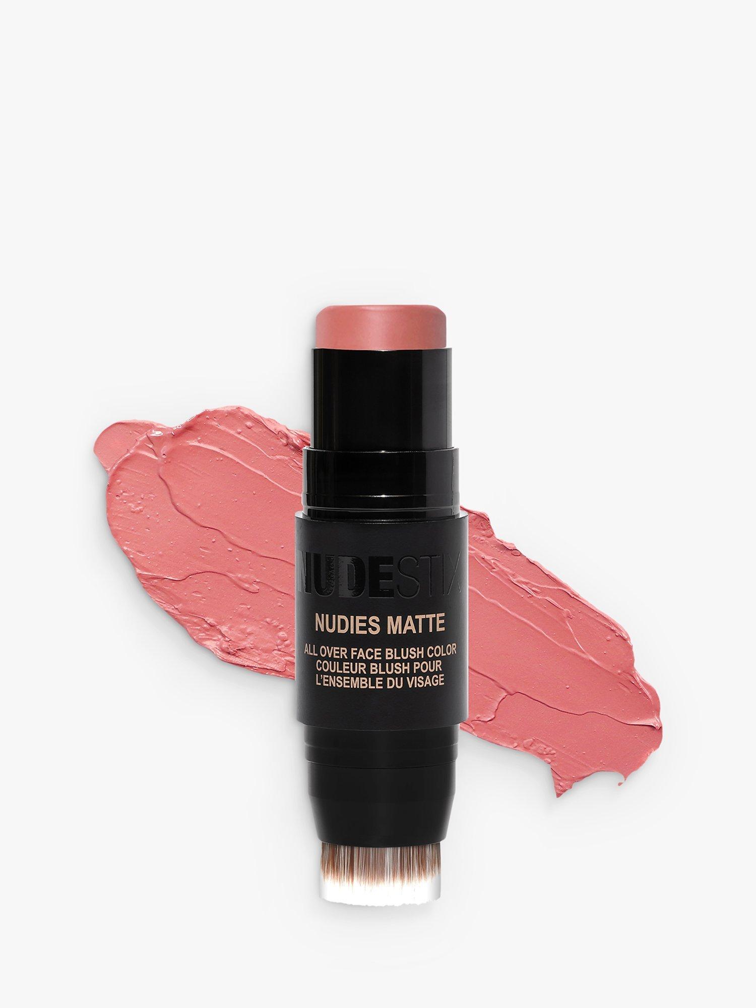 Product image 1 of 5, which shows Nudestix Nudies Matte All-Over Face Blush Stick, Naughty N' Spice