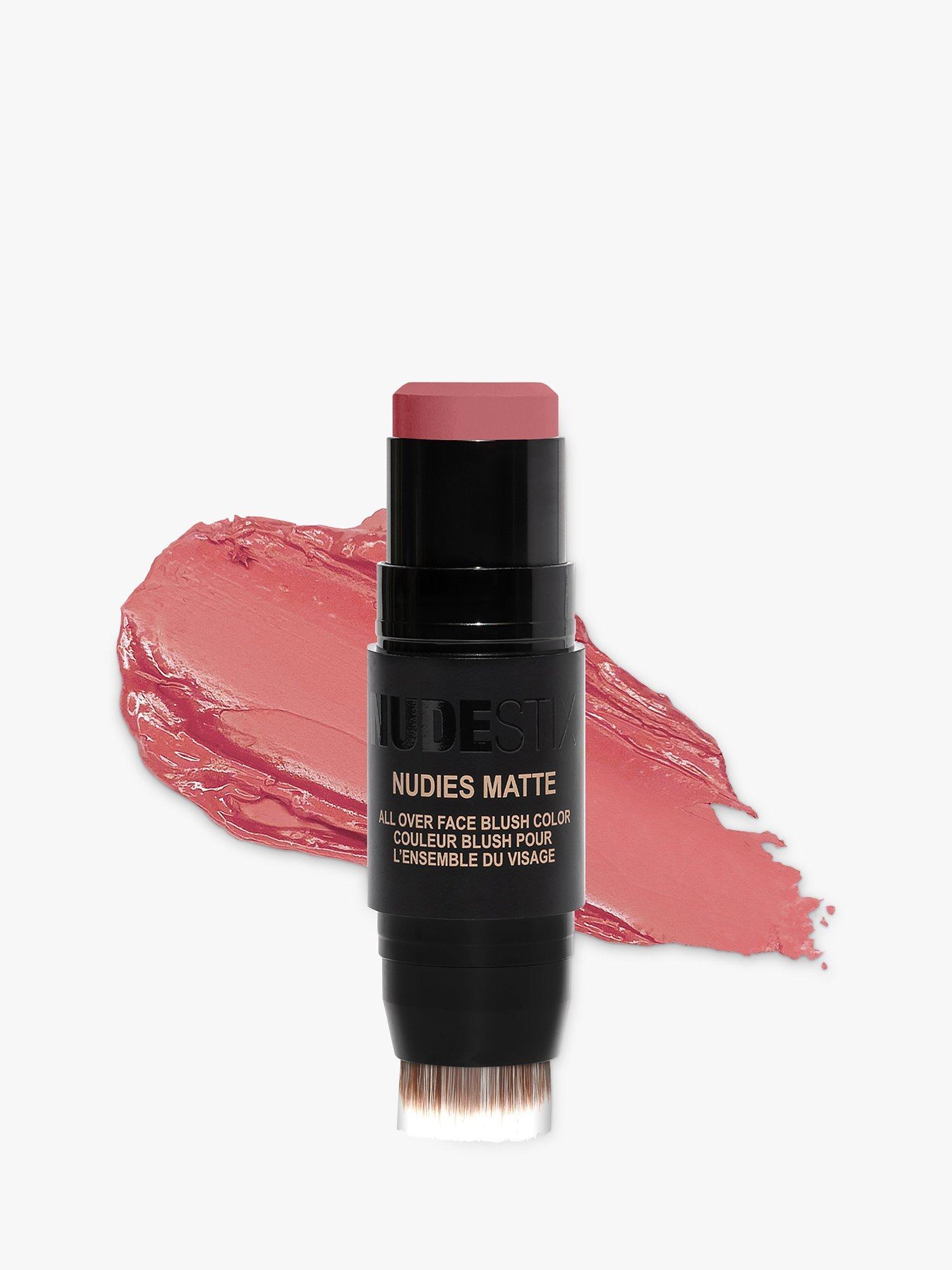 Product image 1 of 4, which shows Nudestix Nudies Matte All-Over Face Blush Stick, Cherie