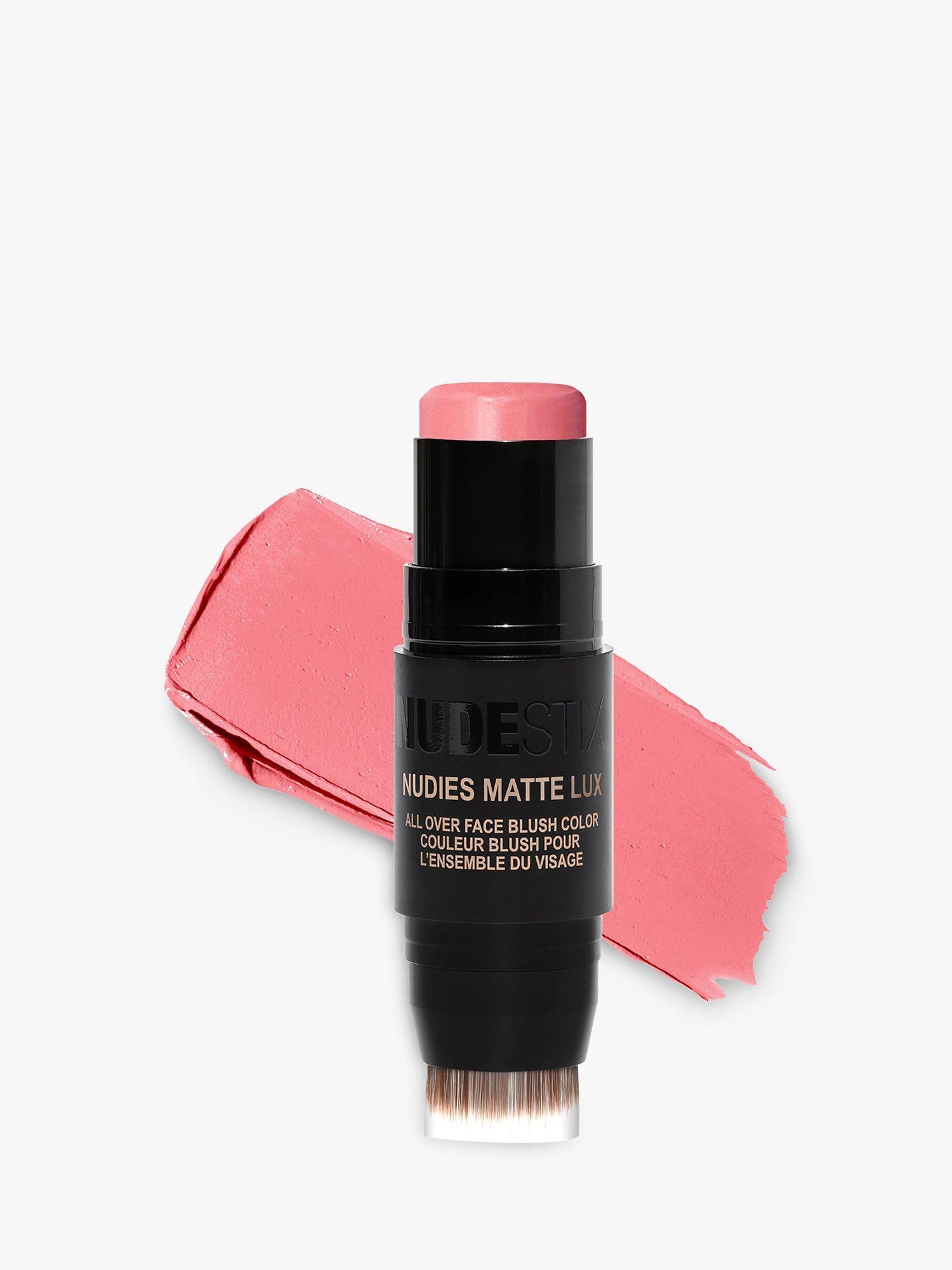 Product image 1 of 5, which shows Nudestix Nudies Matte Lux All-Over Blur Blush Natural Colour, Rosy Posy