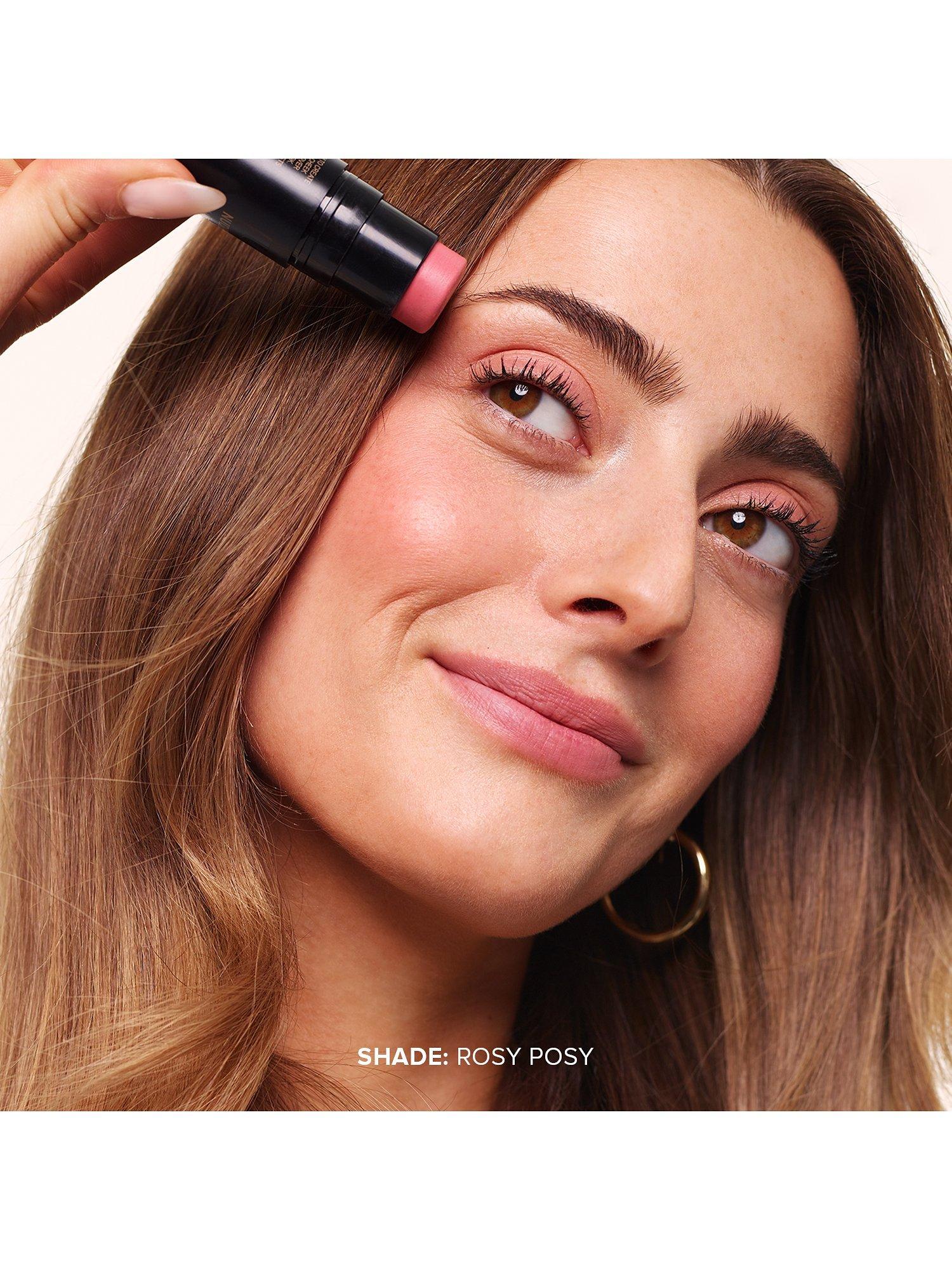 Product image 2 of 5, which shows Nudestix Nudies Matte Lux All-Over Blur Blush Natural Colour, Rosy Posy