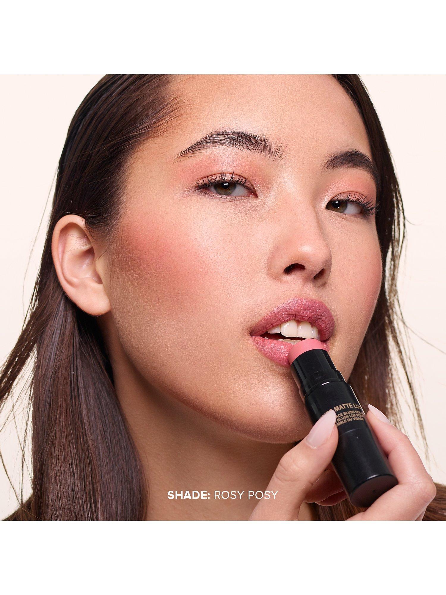 Product image 3 of 5, which shows Nudestix Nudies Matte Lux All-Over Blur Blush Natural Colour, Rosy Posy