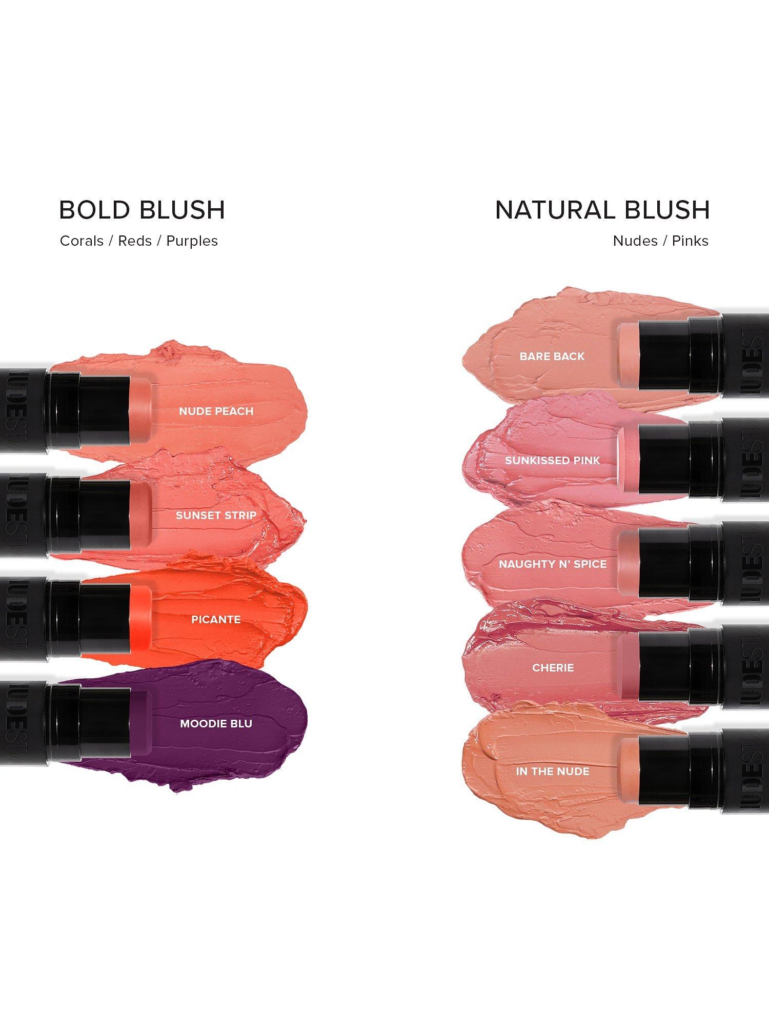 Product image 6 of 6, which shows Nudestix Nudies Matte All-Over Face Blush Stick, Sunkissed Pink