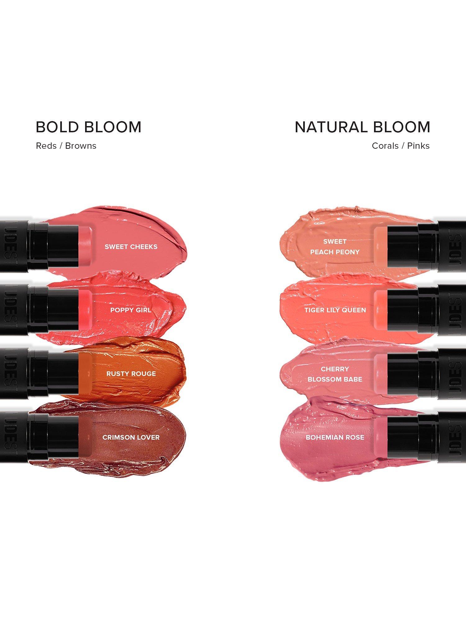 Product image 4 of 4, which shows Nudestix Nudies Bloom All-Over Face Dewy Colour, Tiger Lily Queen