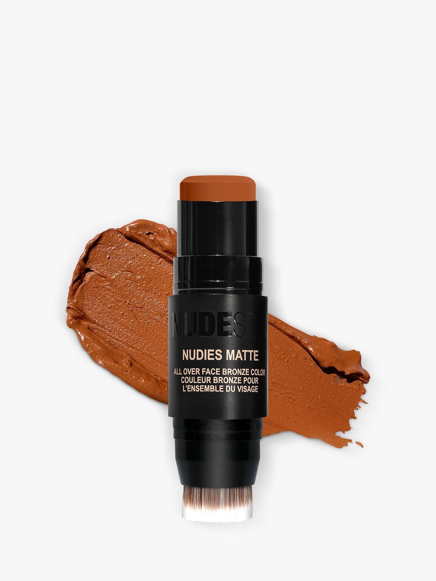 Product image 1 of 8, which shows Nudestix Nudies Matte All-Over Face Bronzer, Terracotta Tan