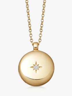 Astley Clarke Biography Medium Locket Necklace, Gold