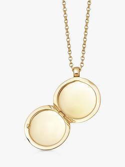 Astley Clarke Biography Medium Locket Necklace - view 2, Gold