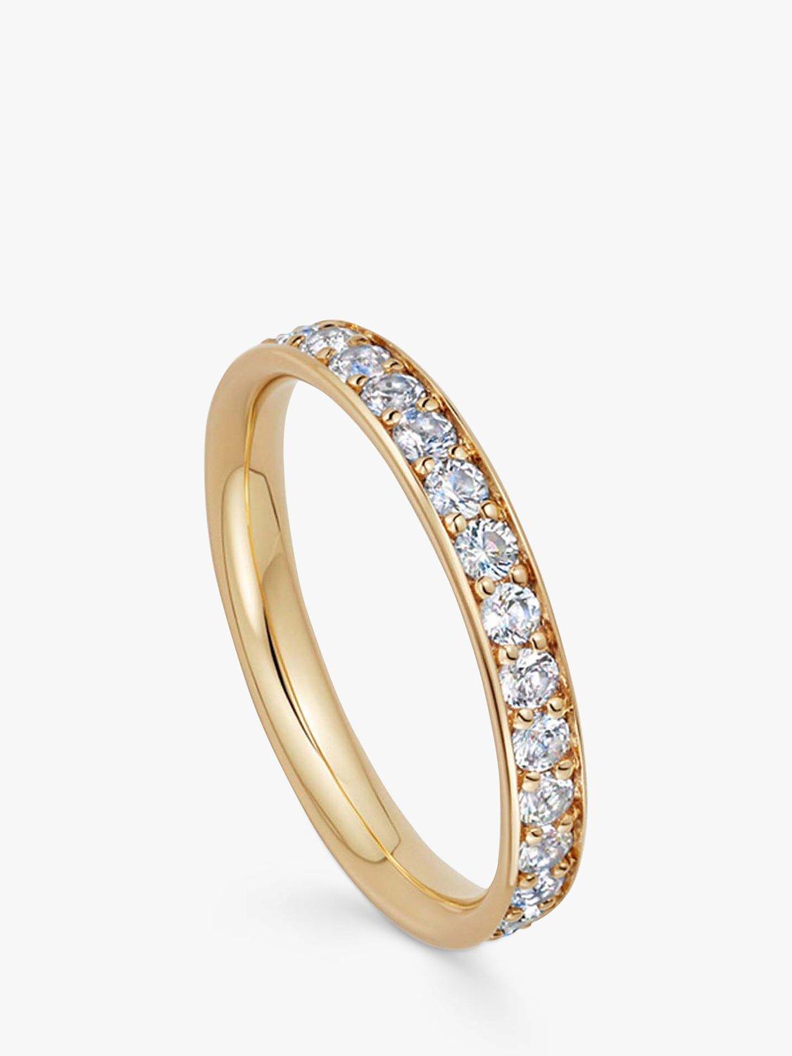 Product image 1 of 2, which shows Astley Clarke Sapphire Eternity Ring, Gold