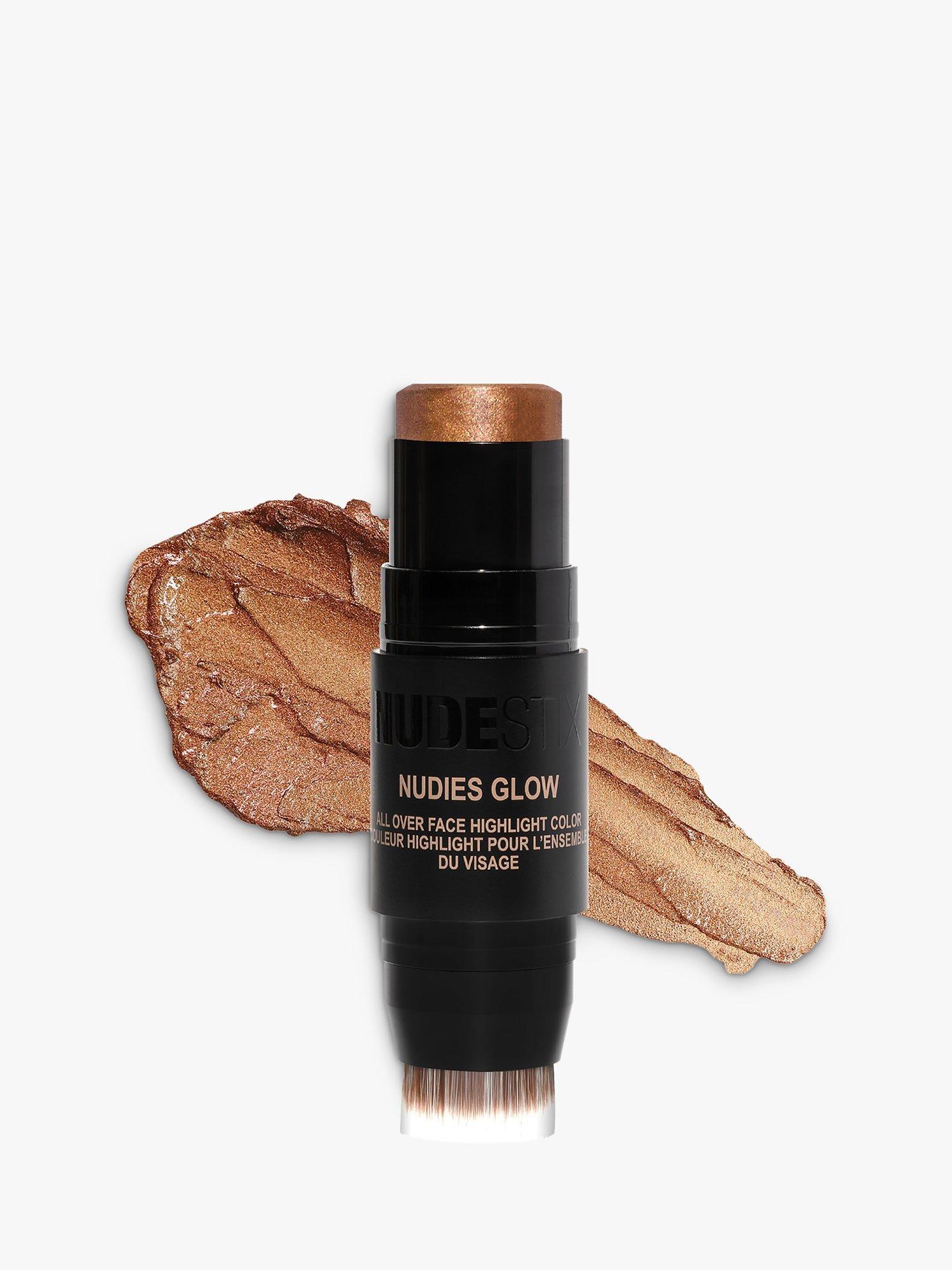 Product image 1 of 5, which shows Nudestix Nudies All-Over Face Colour Glow Highlighter, Brown Sugar, Baby