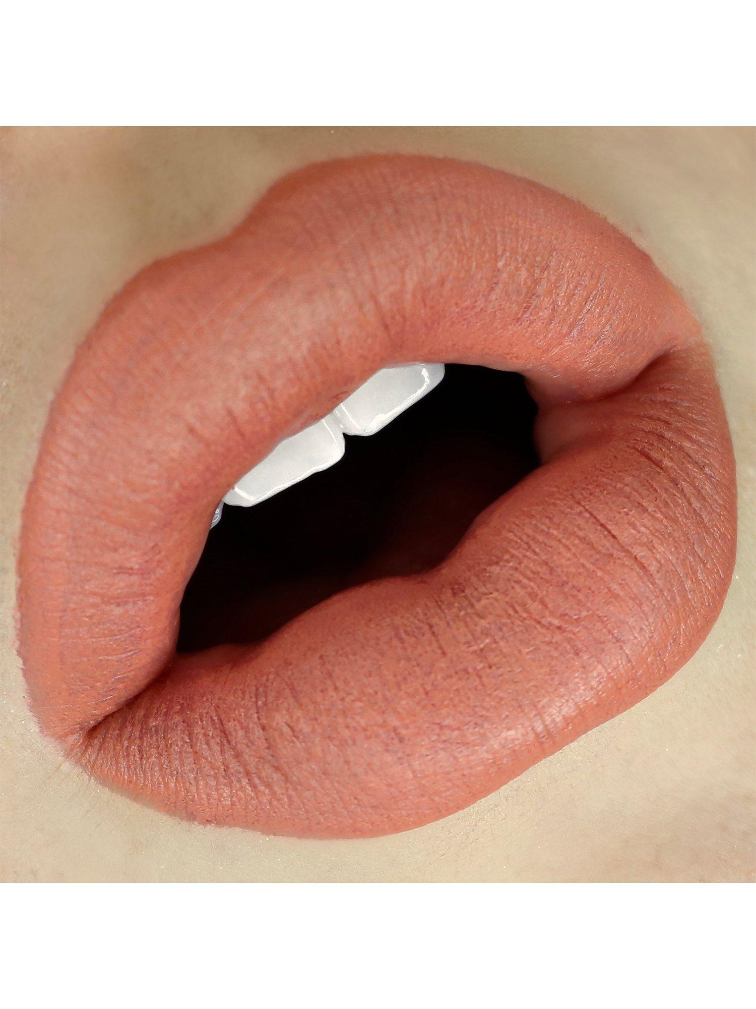 Product image 3 of 5, which shows Nudestix Intense Lip & Cheek Matte Lipstick Pencil, Entice