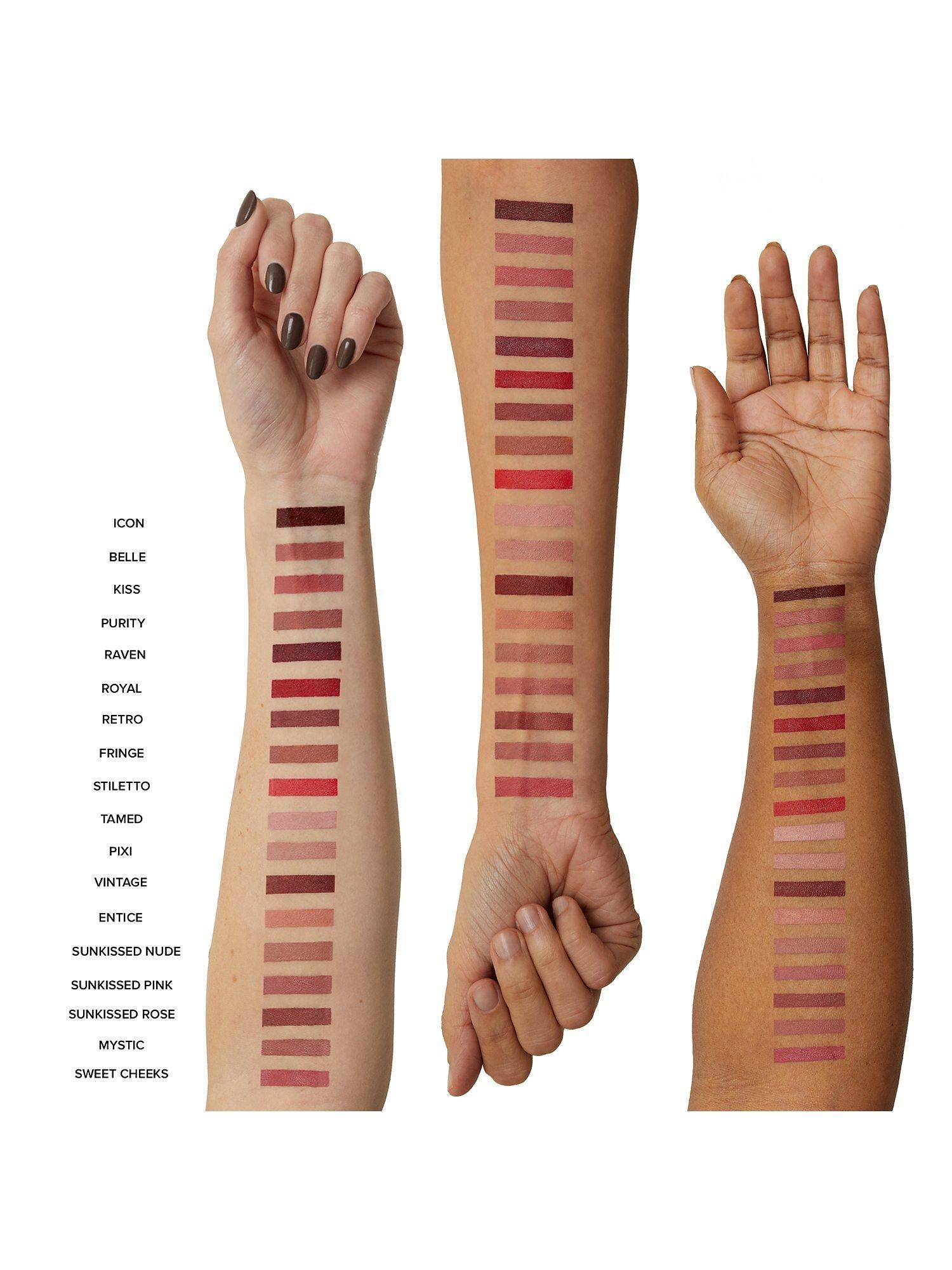 Product image 5 of 5, which shows Nudestix Intense Lip & Cheek Matte Lipstick Pencil, Entice