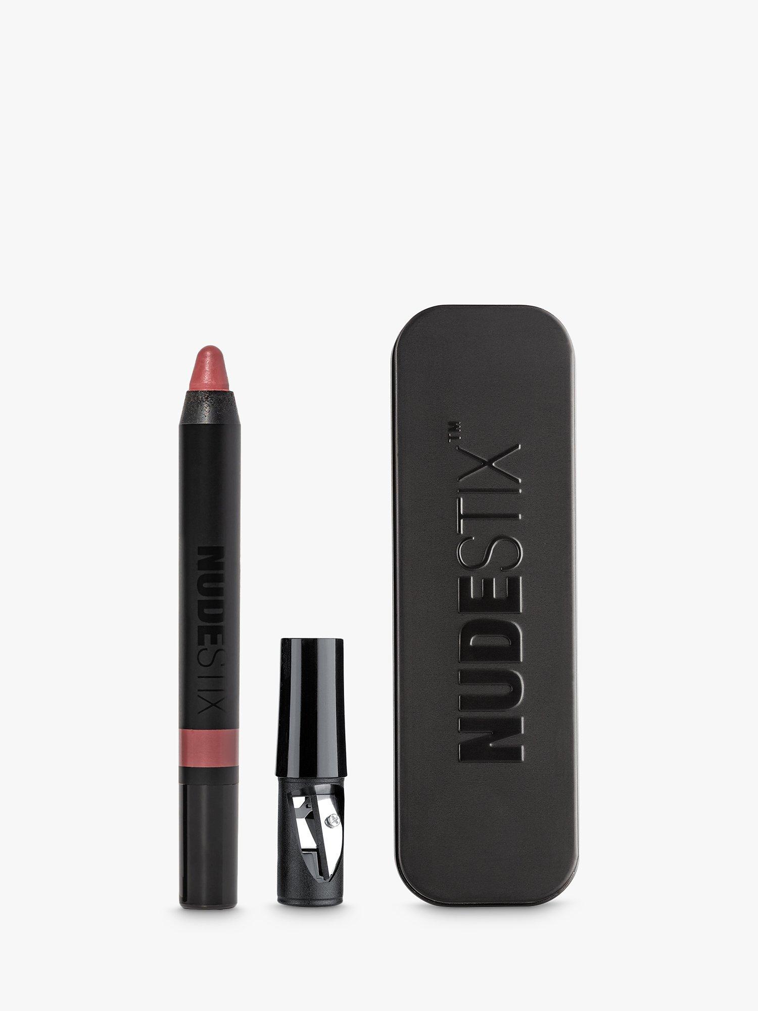 Product image 1 of 8, which shows Nudestix Intense Lip & Cheek Matte Lipstick Pencil, Sweet Cheeks