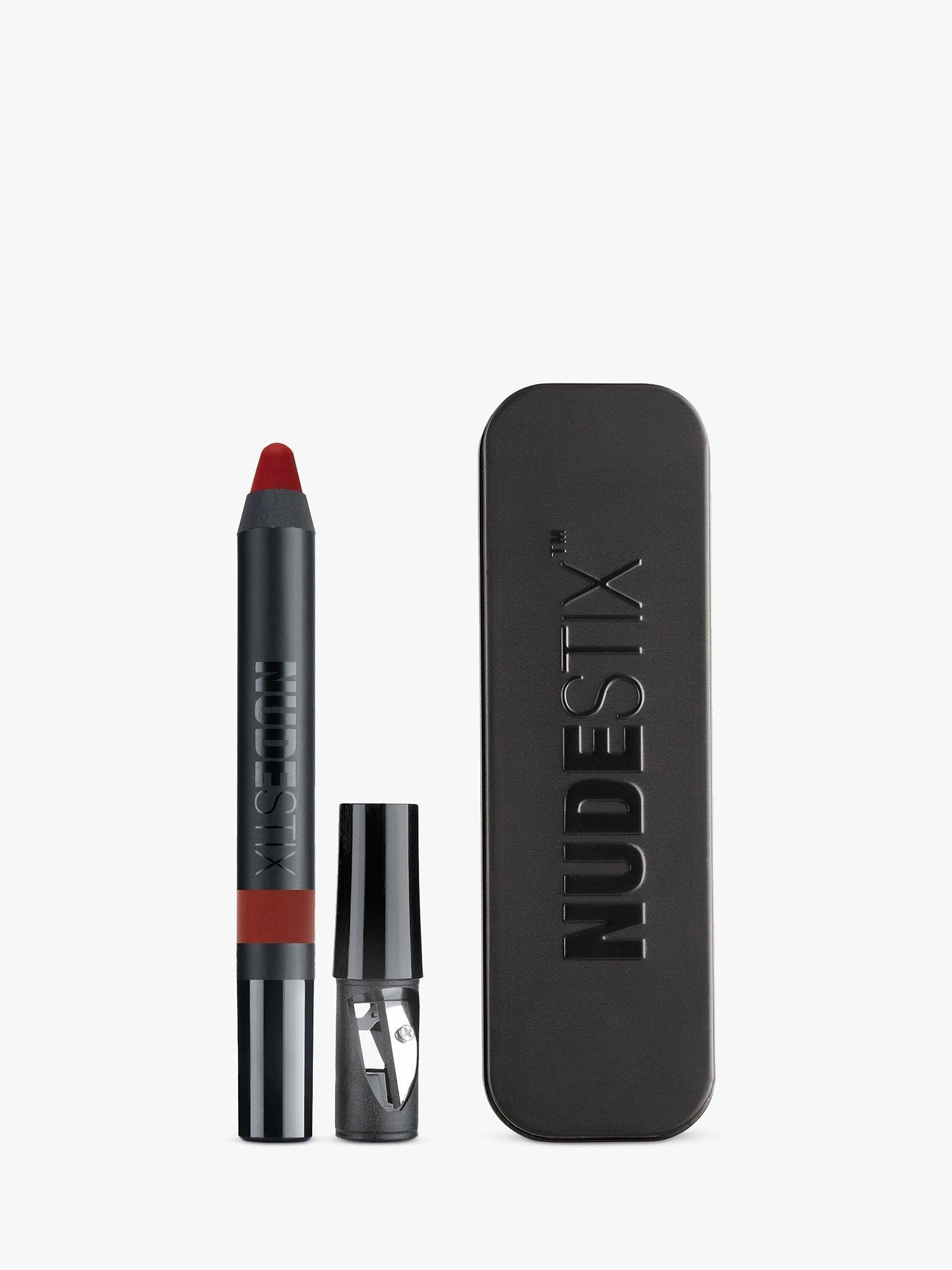 Product image 1 of 7, which shows Nudestix Intense Lip & Cheek Matte Lipstick Pencil, Royal