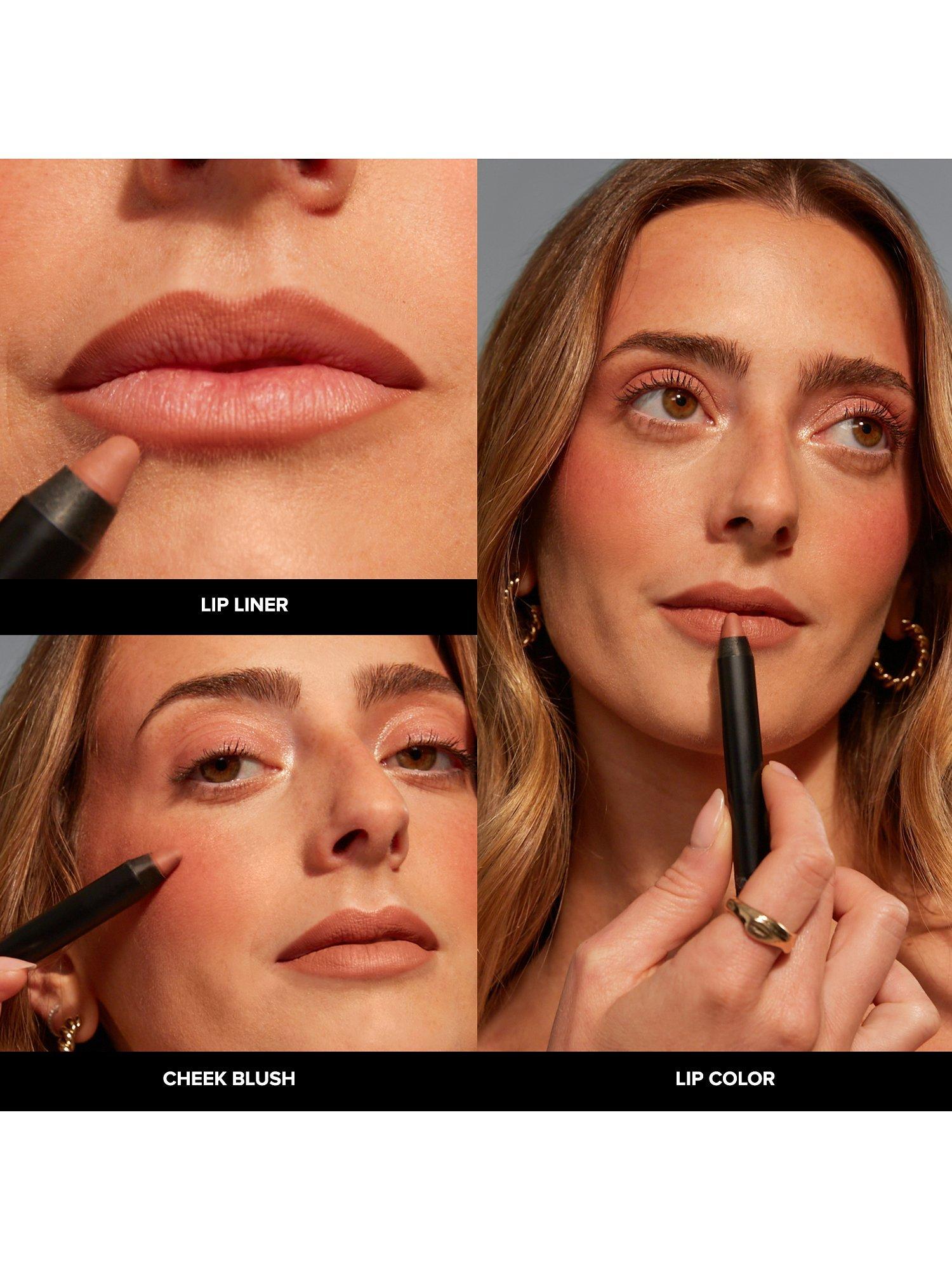 Product image 5 of 7, which shows Nudestix Intense Lip & Cheek Matte Lipstick Pencil, Sunkissed Nude