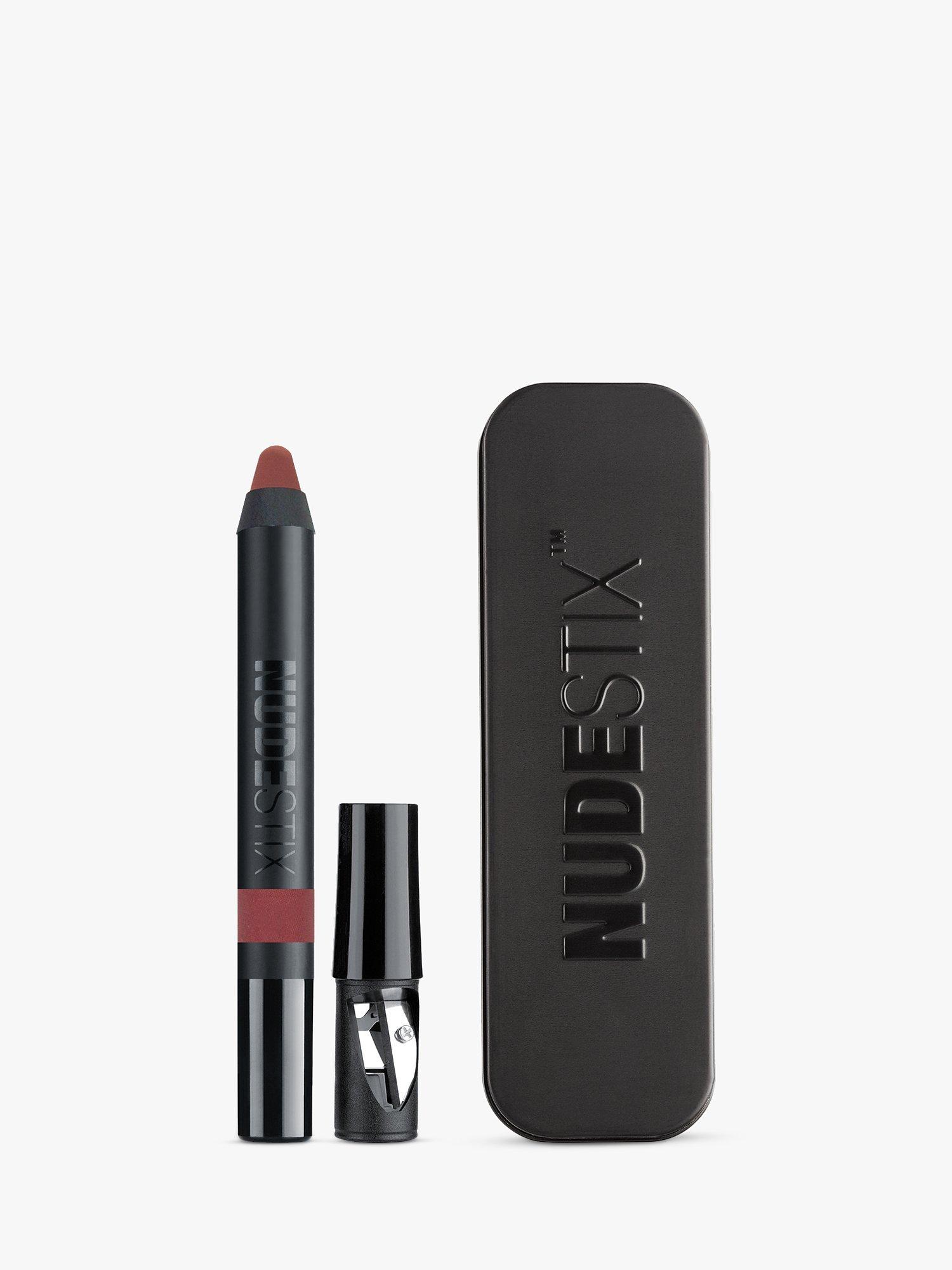 Product image 1 of 5, which shows Nudestix Intense Lip & Cheek Matte Lipstick Pencil, Retro