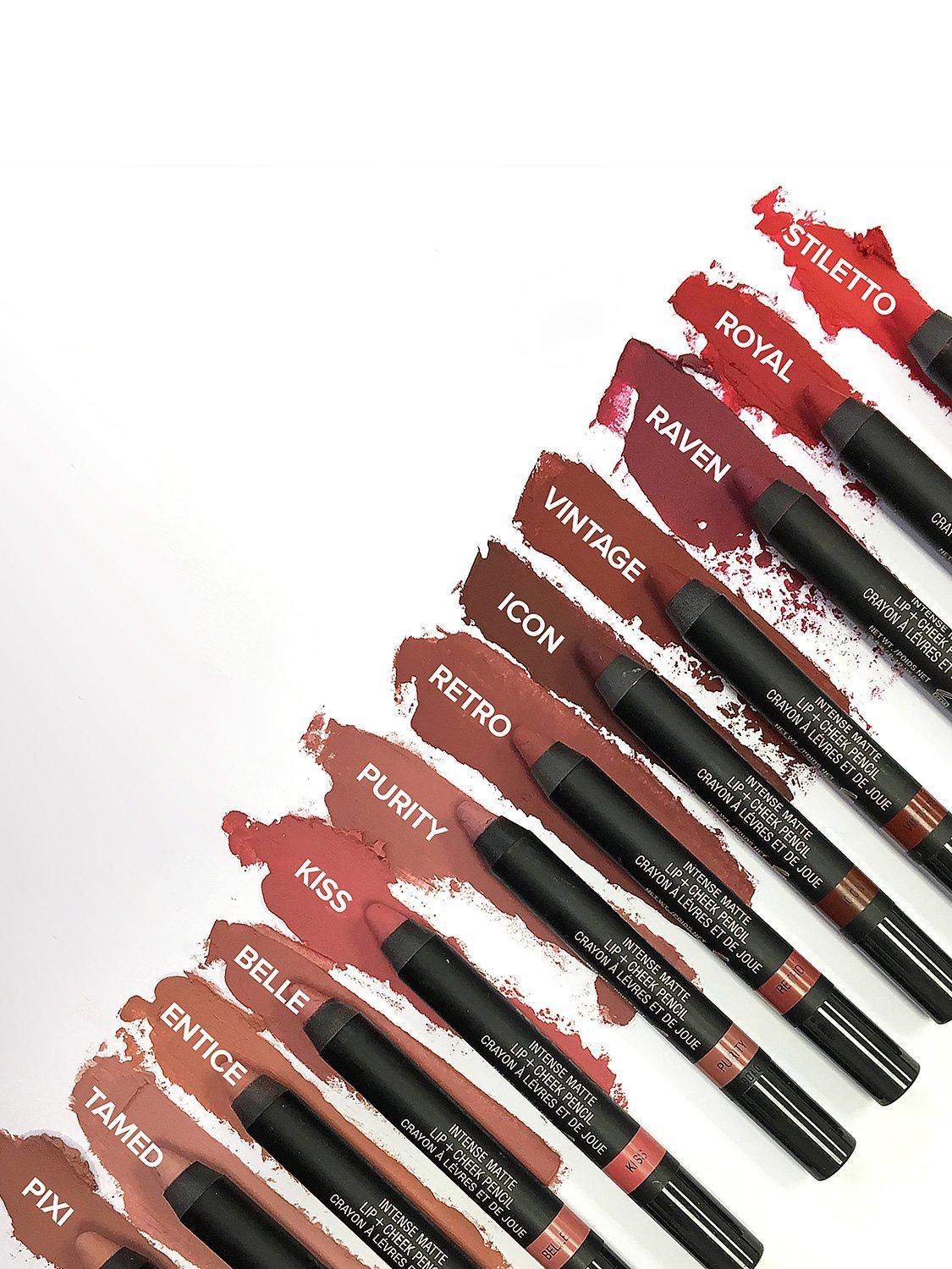 Product image 4 of 5, which shows Nudestix Intense Lip & Cheek Matte Lipstick Pencil, Retro