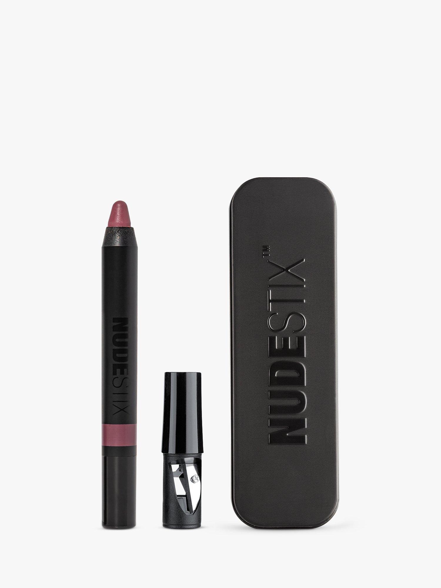 Product image 1 of 6, which shows Nudestix Intense Lip & Cheek Matte Lipstick Pencil, Sunkissed Pink