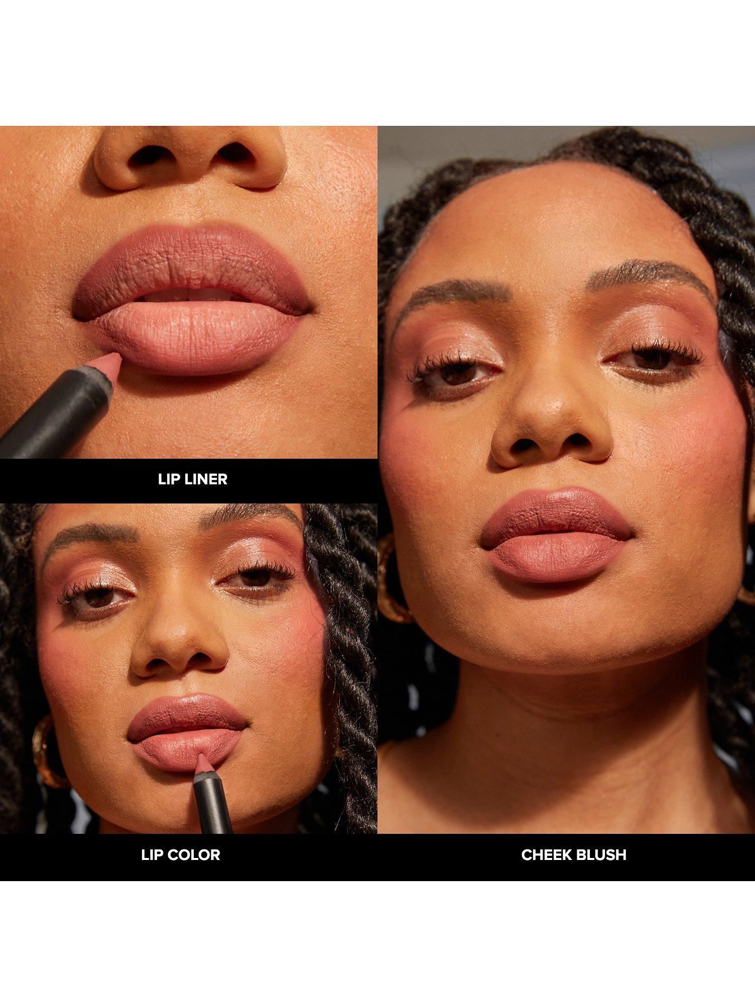 Product image 4 of 6, which shows Nudestix Intense Lip & Cheek Matte Lipstick Pencil, Sunkissed Pink