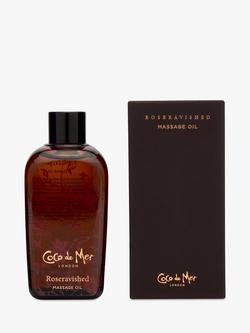 Coco de Mer Rose and Sandalwood Massage Oil, Clear