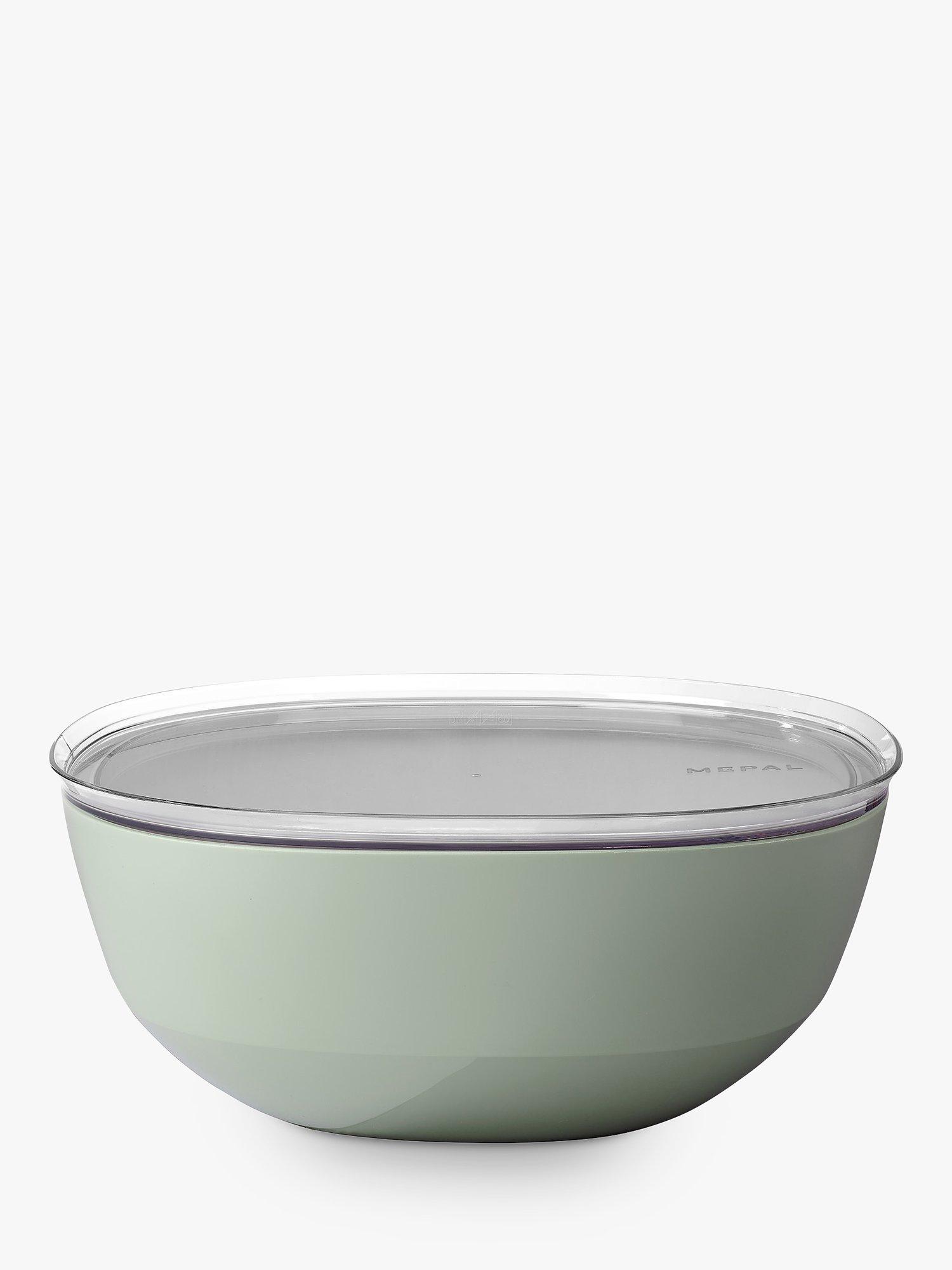 Mepal Silueta Serving Bowl & Lid, 5L, Nordic Sage