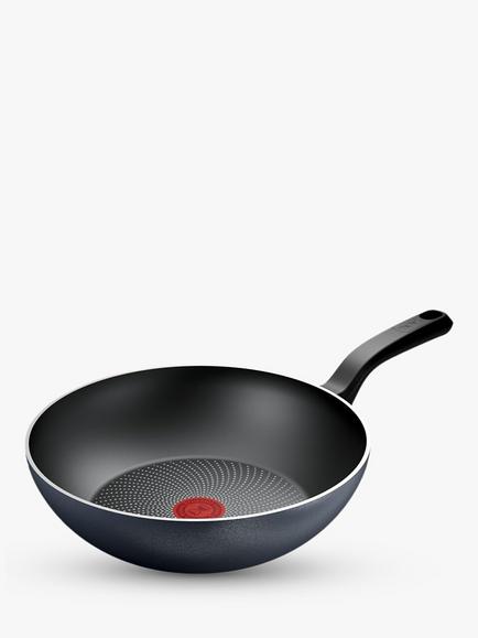 Tefal So Light Induction Non-Stick Wok, 28cm, Black